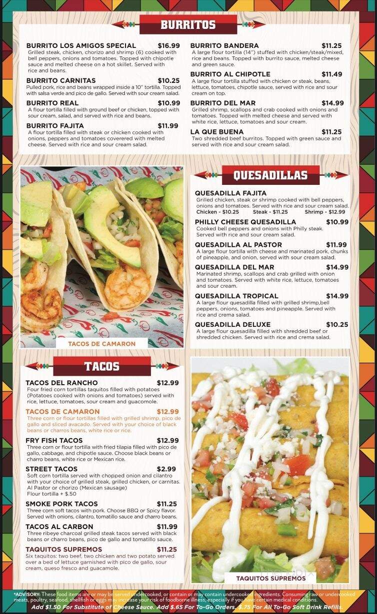 Los Amigos Mexican Resturant and Grille - Gallatin, TN menu_pic