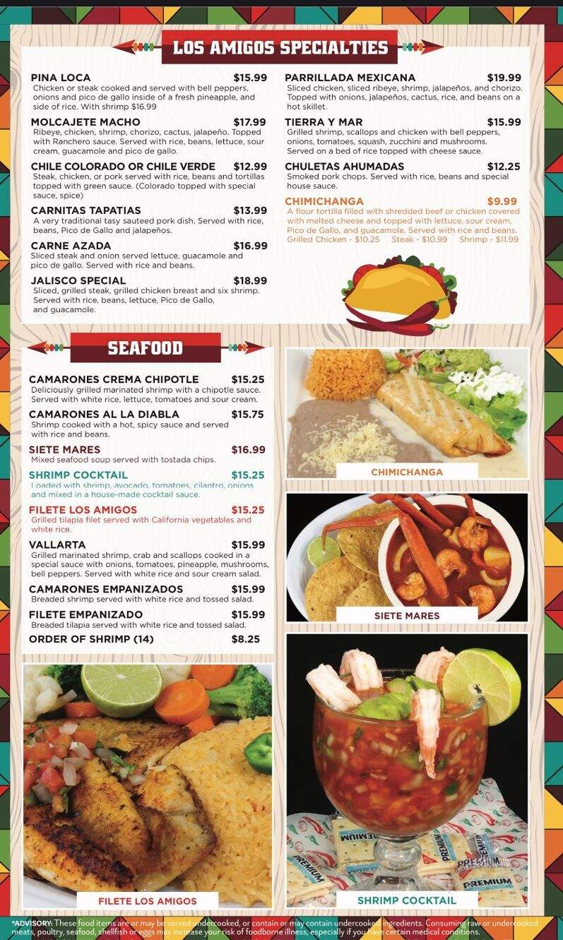 Los Amigos Mexican Resturant and Grille - Gallatin, TN menu_pic