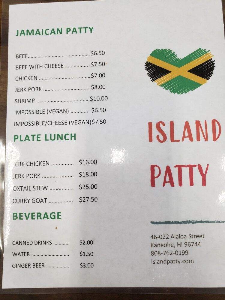 Island Patty - Kaneohe, HI