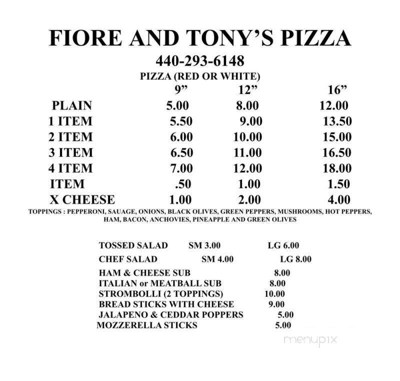 Fiore & Tony's - Andover, OH