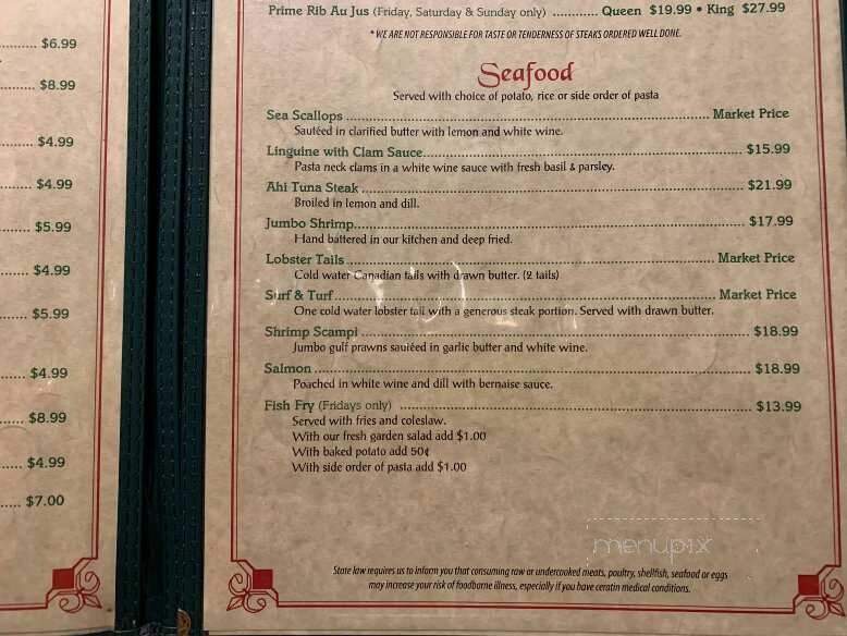 Chiodos Ferro Cucina - Warren, PA menu_pic