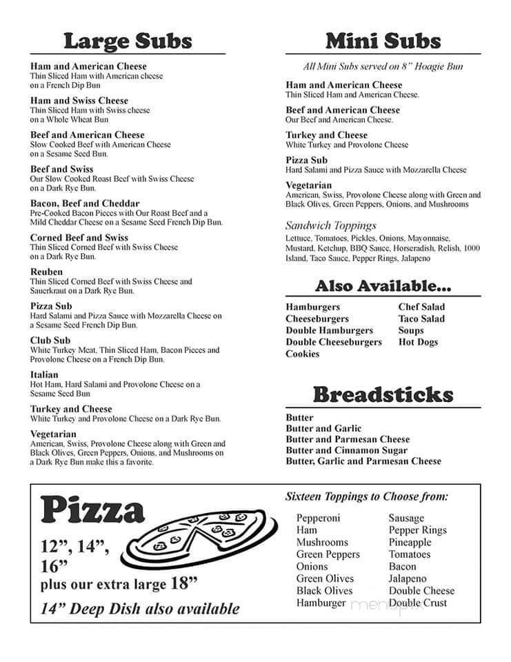 Dave's Place Pizza & Subs - Leslie, MI