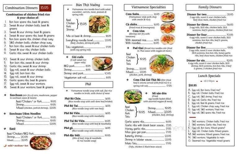 Golden Wok Chinese Restaurant - Thunder Bay, ON menu_pic