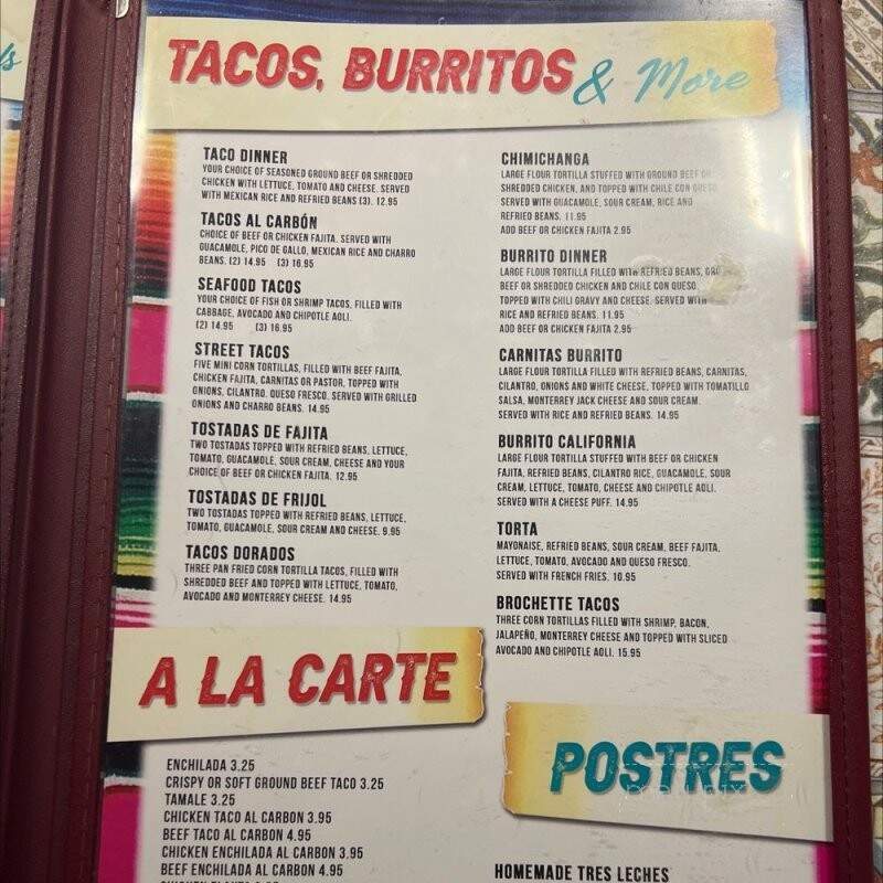 Hacienda Los Arcos Mexican Grill and Bar - Humble, TX menu_pic