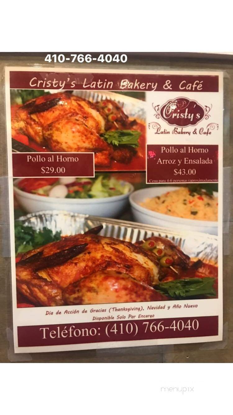 Christy's Latin Bakery & Cafe - Glen Burnie, MD