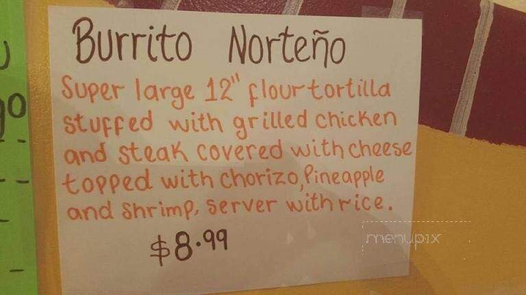 Mi Jalisco - Corbin, KY menu_pic