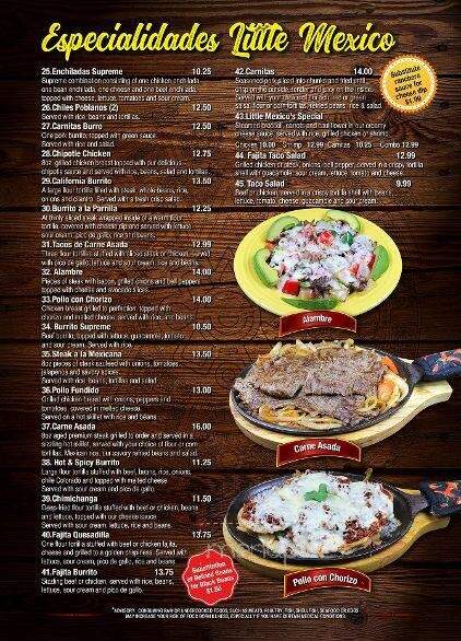 Little Mexico Bar and Grill - Snellville, GA menu_pic