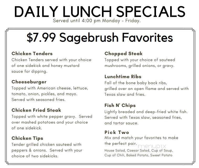 Sagebrush Steakhouse - Waynesville, NC