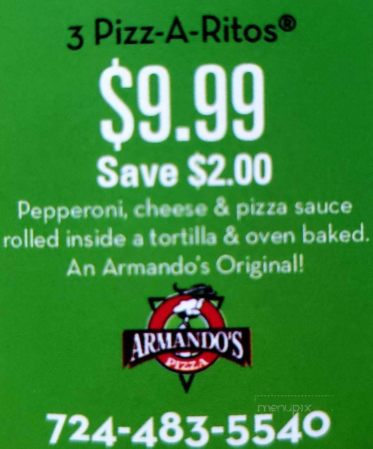 Armando's Pizza - Charleroi, PA