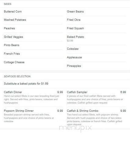 Dawson's Family Restaurant - Childress, TX menu_pic