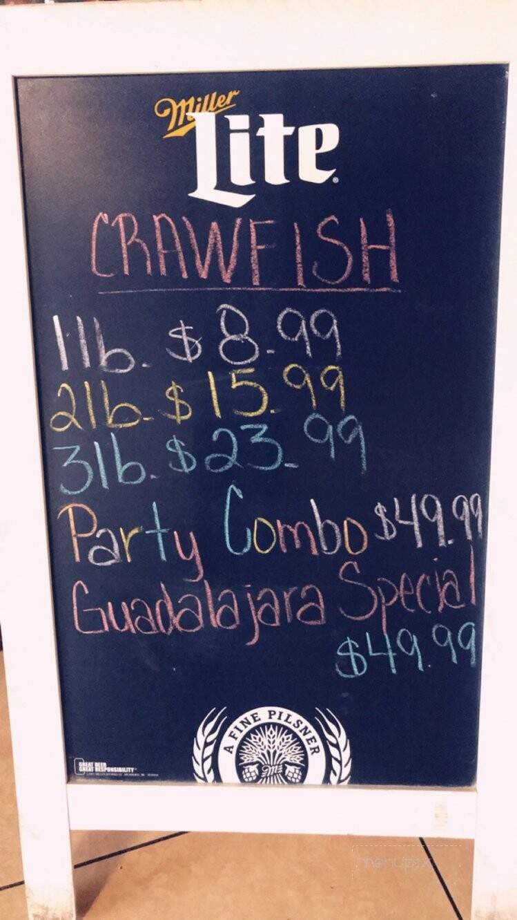 Guadalajara Grill - Lake Jackson, TX menu_pic