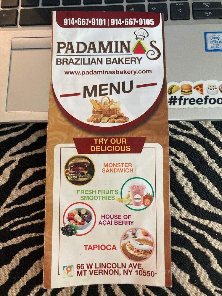 Padamina's Brazilian Bakery - Mount Vernon, NY menu_pic