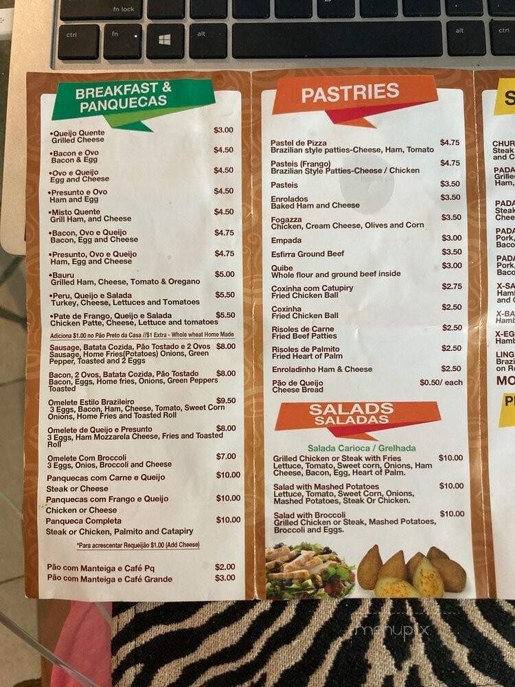 Padamina's Brazilian Bakery - Mount Vernon, NY menu_pic