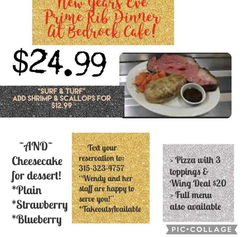 Bedrock The Cafe - Ogdensburg, NY menu_pic