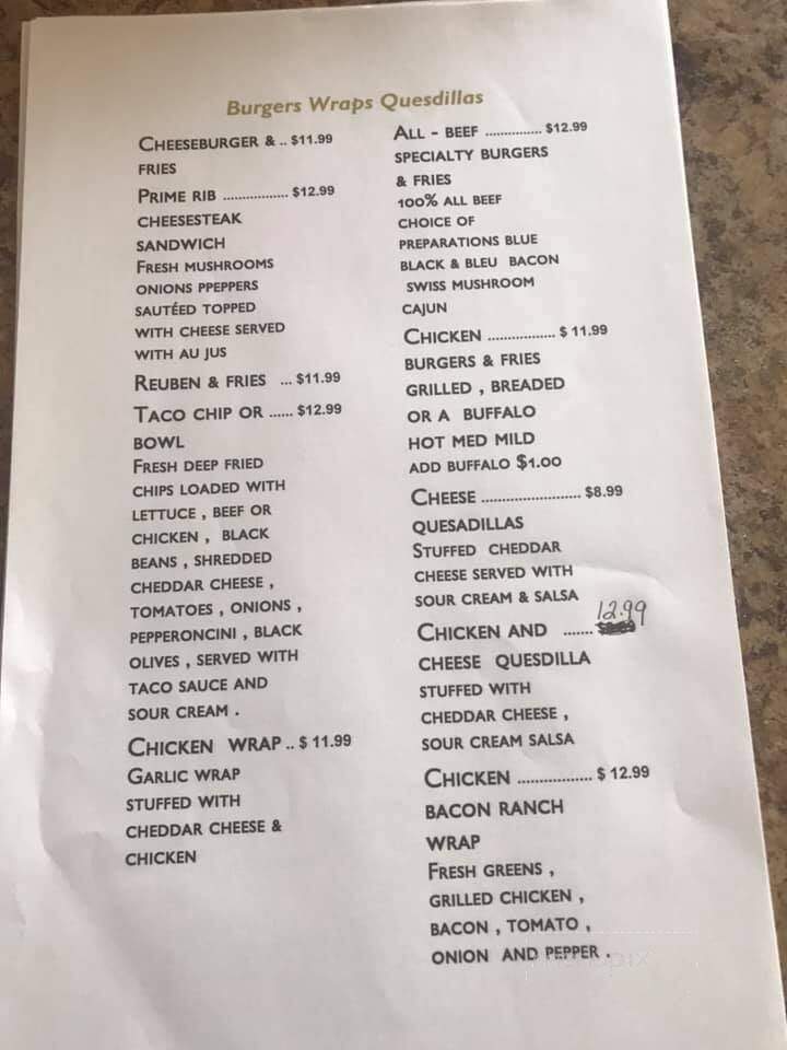 Bedrock The Cafe - Ogdensburg, NY menu_pic