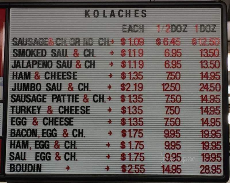 Christy's Donuts - Houston, TX menu_pic