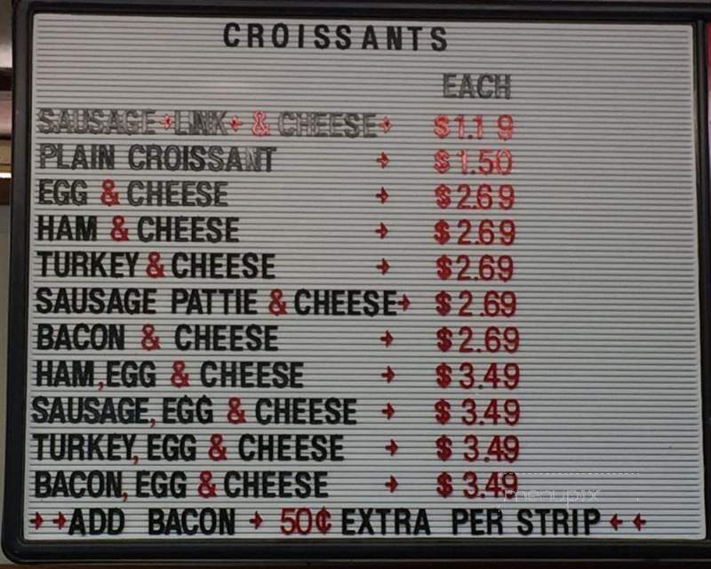 Christy's Donuts - Houston, TX menu_pic