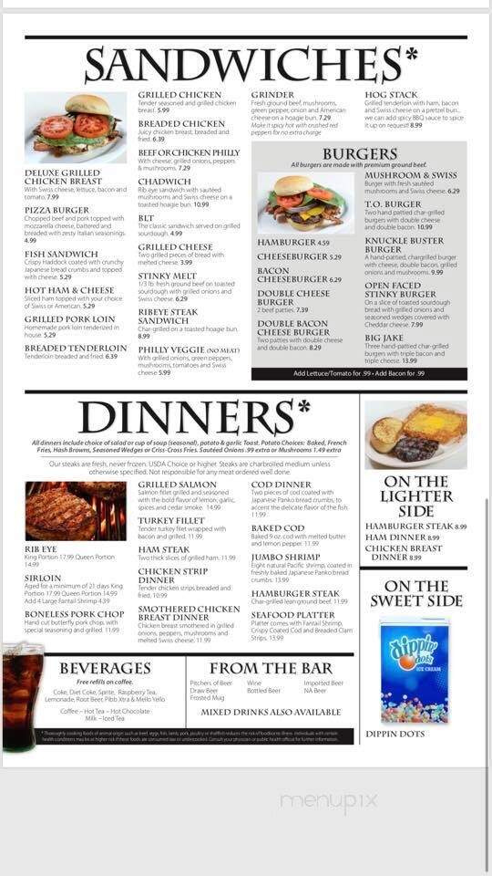 Stinky's Bar & Grill - Aplington, IA menu_pic