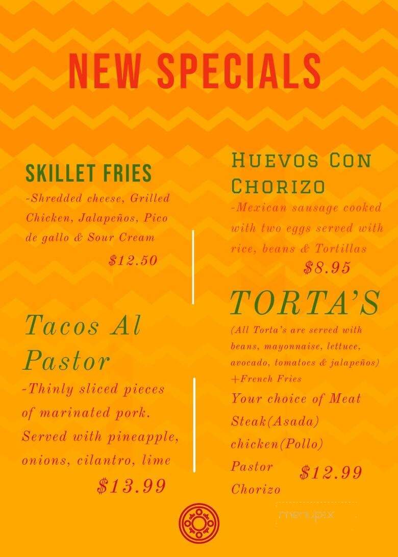 El Morelia Mexican Restaurant - Bremen, GA menu_pic
