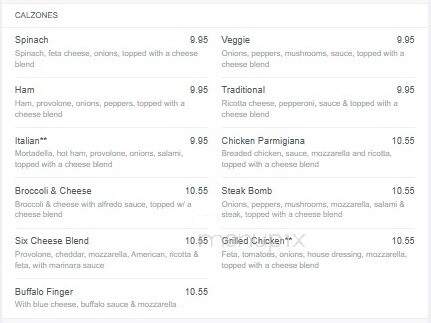 Giovannis Roast Beef & Pizza - Londonderry, NH menu_pic