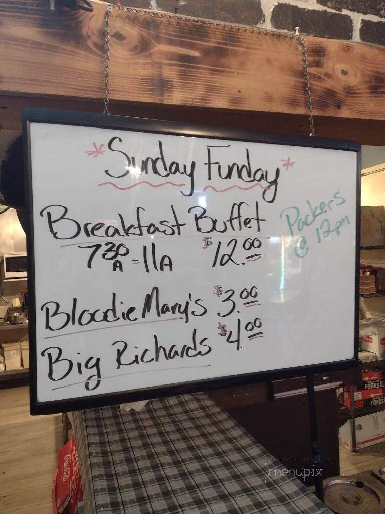 For Pete's Sake - Arkansaw, WI menu_pic
