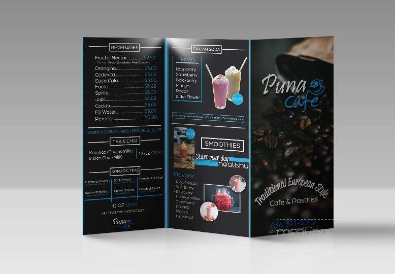 Puna Cafe - Arnold, MO menu_pic