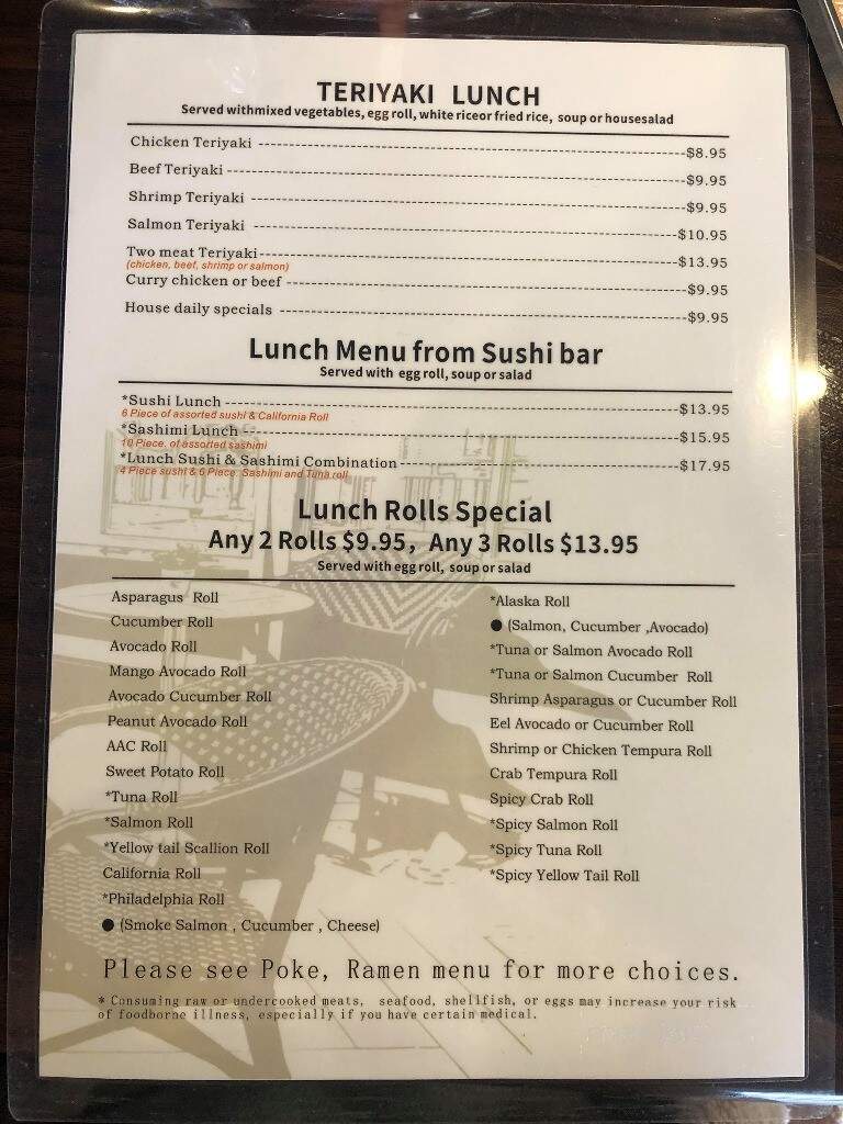 Aki - Huntsville, AL menu_pic