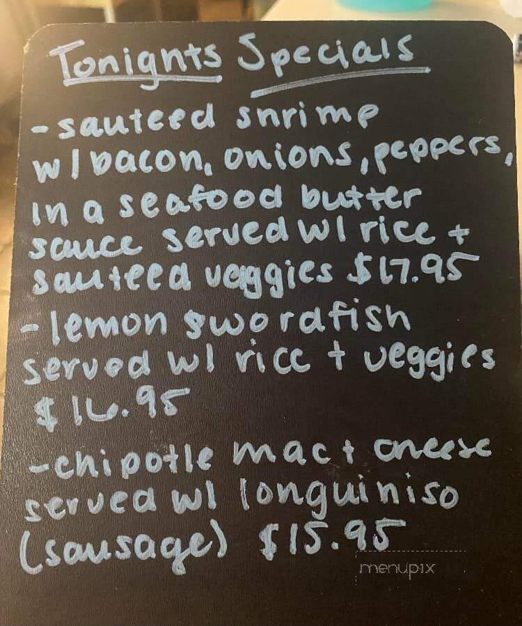 Crystal's - Brodheadsville, PA menu_pic