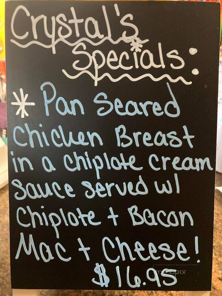 Crystal's - Brodheadsville, PA menu_pic