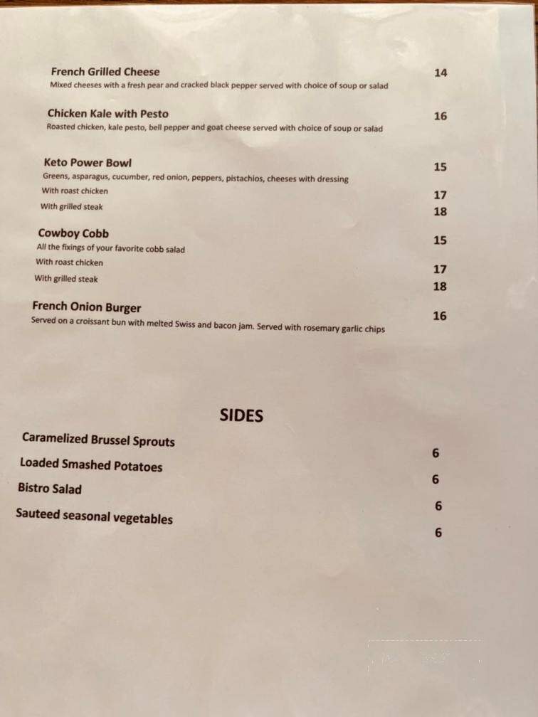 Paris In the West - Cheyenne, WY menu_pic