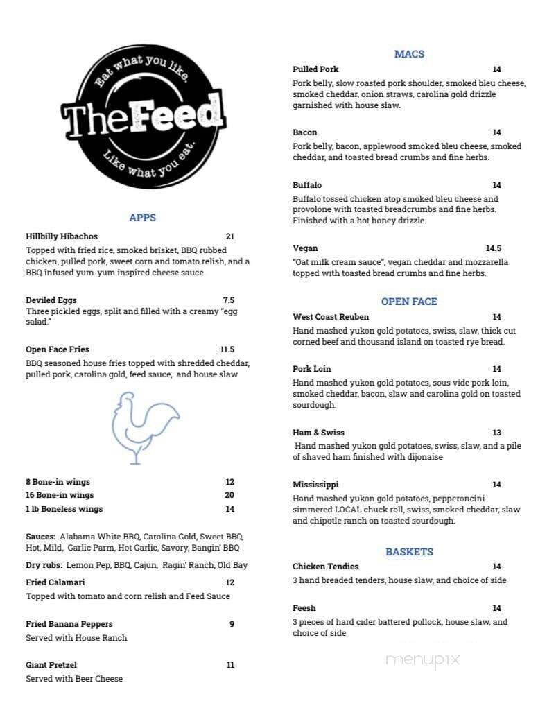 TheFeed - Logan, OH menu_pic