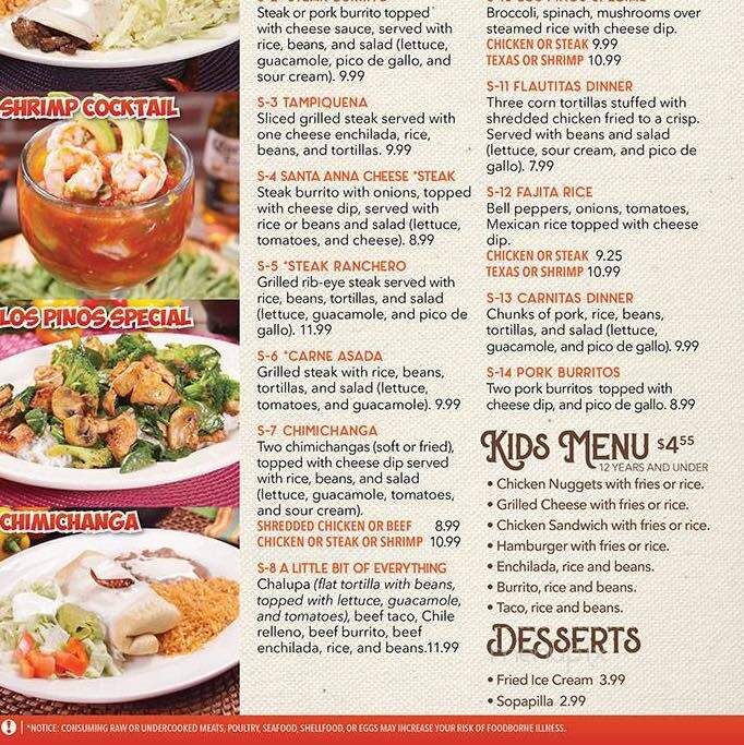 Santa Fe Mexican Restaurant of Tallapoosa - Tallapoosa, GA menu_pic