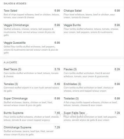 El Olivo Mexican Restaurant - Winter Haven, FL menu_pic