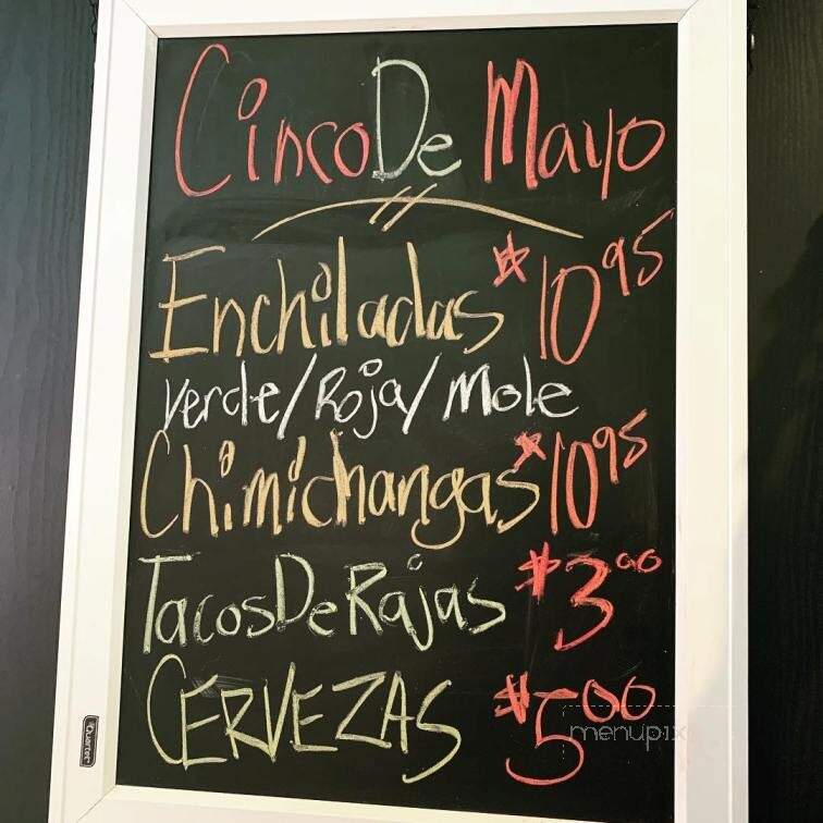 Shades On Main Restaurant - Penticton, BC menu_pic