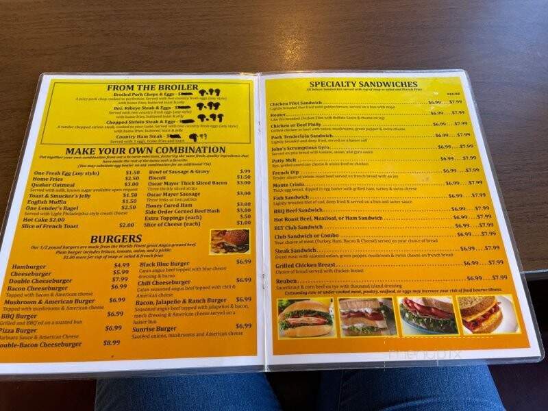 Sunrise Family Restaurant - Saint Ann, MO menu_pic