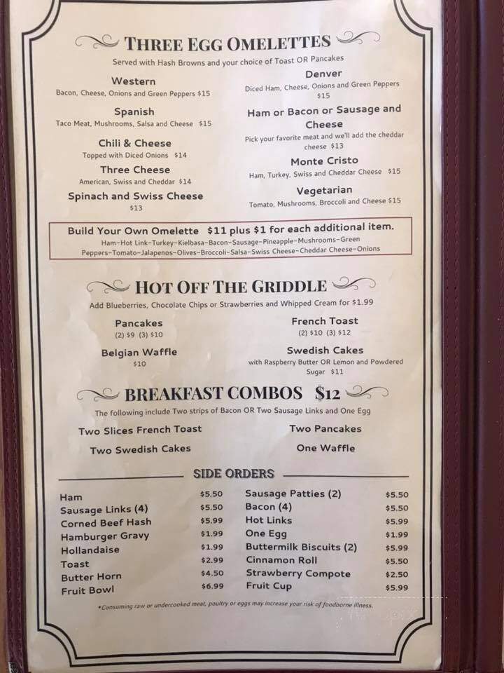 Mrs Turner's Restaurant - Puyallup, WA menu_pic