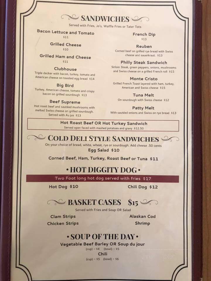 Mrs Turner's Restaurant - Puyallup, WA menu_pic