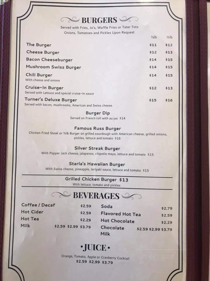 Mrs Turner's Restaurant - Puyallup, WA menu_pic