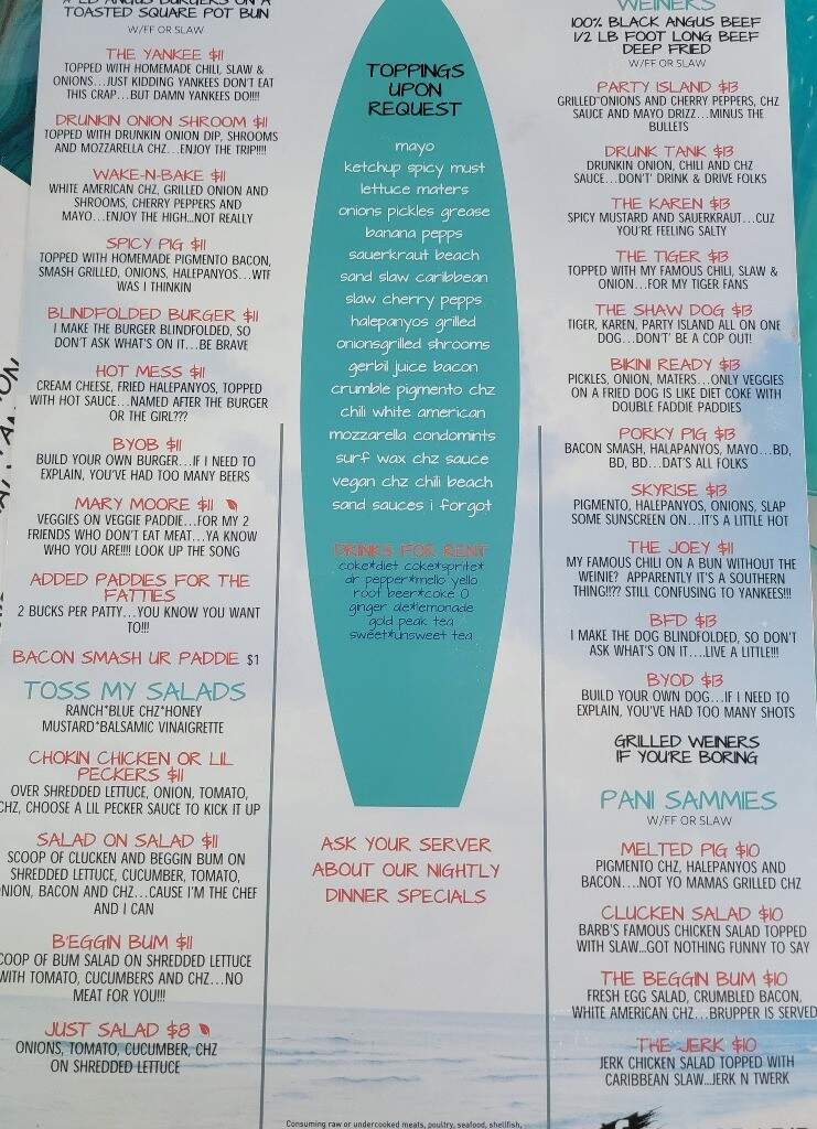 Foobar'd - Anderson, SC menu_pic