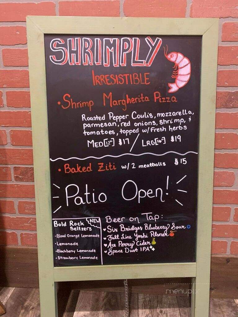 Tilted Pi - Hiawassee, GA menu_pic