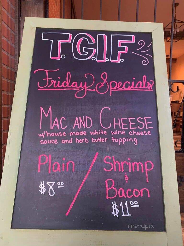 Tilted Pi - Hiawassee, GA menu_pic
