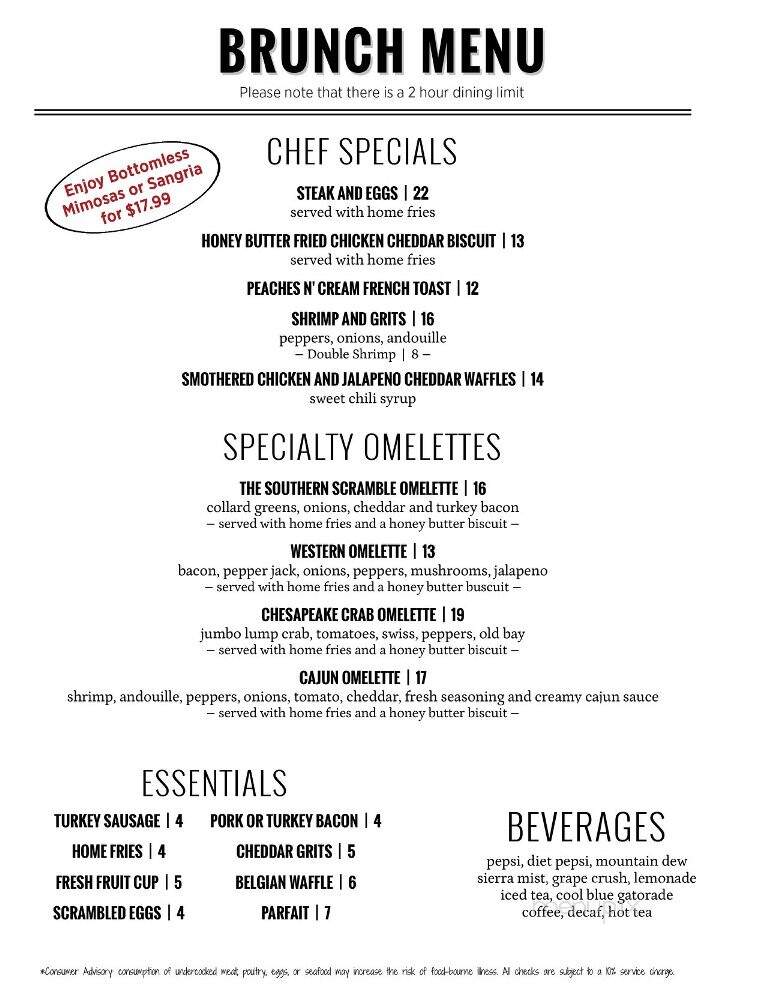 The Grove Restaurant - Upper Marlboro, MD menu_pic