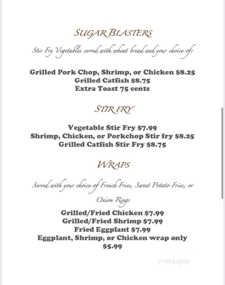 Two Sisters Creole Kitchen - Picayune, MS menu_pic
