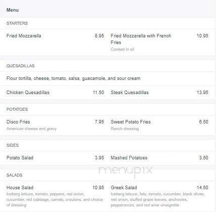 Huck Finn Diner - Union, NJ menu_pic