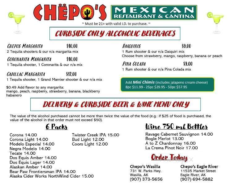 Chepo's Fiesta Restaurant - Wasilla, AK