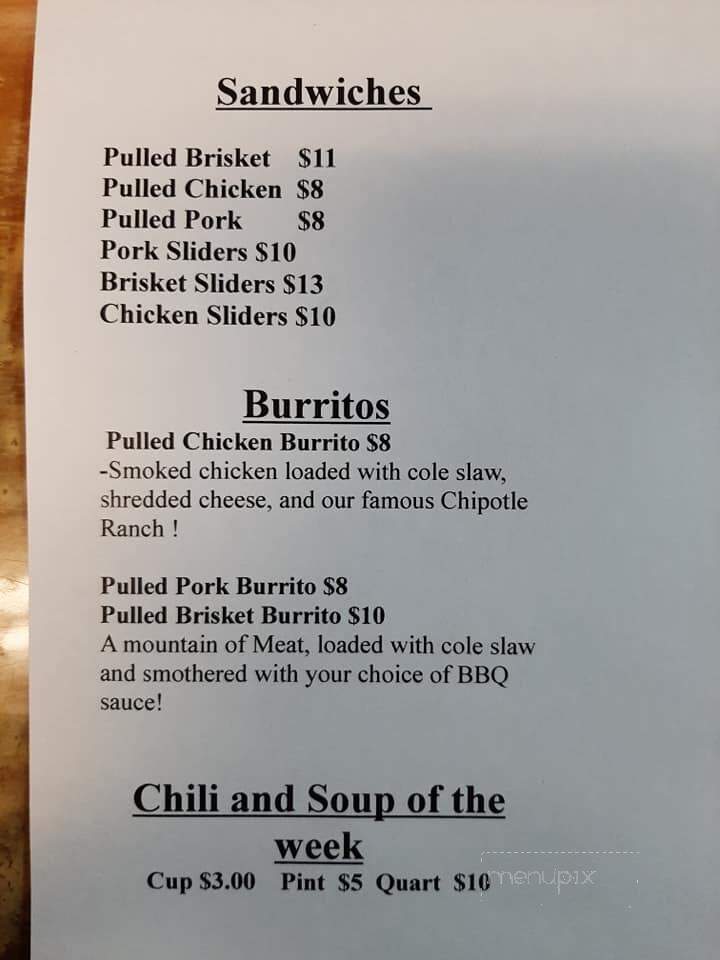 Lost Mountain BBQ - Cumberland, MD menu_pic