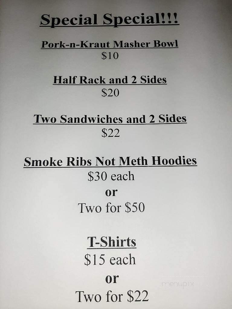 Lost Mountain BBQ - Cumberland, MD menu_pic