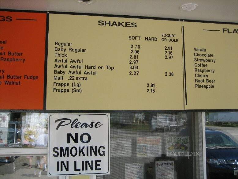 Houlton Farms Dairy Bar - Presque Isle, ME menu_pic