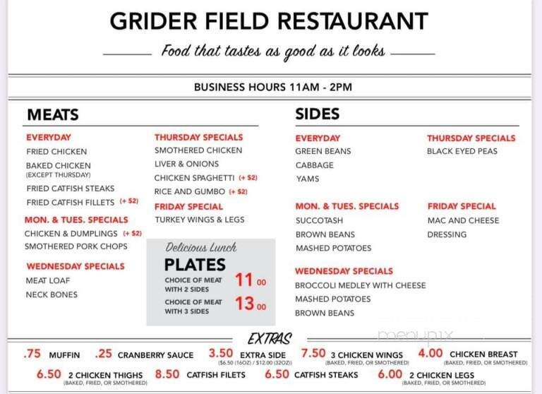 Grider Field Restaurant - Pine Bluff, AR