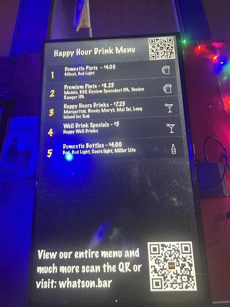 Starboard Attitude - Redondo Beach, CA menu_pic